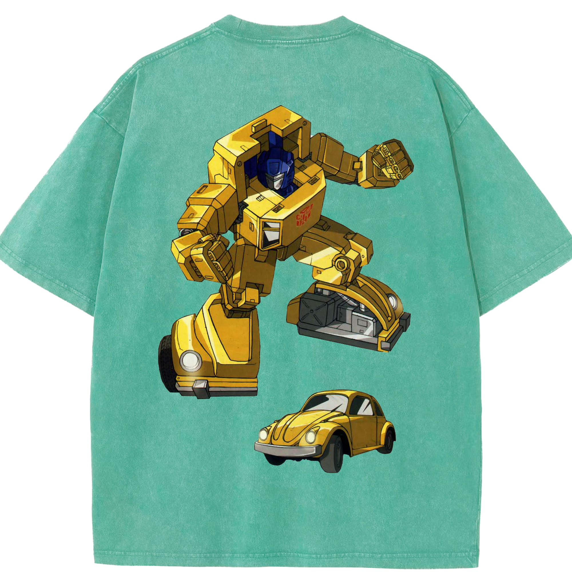 （画像用）  綿100% ヴィンテージ風 半袖Tシャツ（背面プリント）